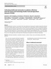 Research paper thumbnail of Cultivating intellectual community in academia: reflections from the Science and Technology Studies Food and Agriculture Network (STSFAN