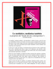 Research paper thumbnail of Lo mediatico mediatiza tambien 2