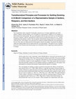 Research paper thumbnail of Transtheoretical principles and processes for quitting smoking: A 24-month comparison of a representative sample of quitters, relapsers, and non-quitters