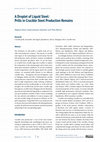 Research paper thumbnail of A Droplet of Liquid Steel: Prills in Crucible Steel Production Remains (Desai et al 2023, Metalla 27)