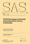 Research paper thumbnail of XXXII Convegno nazionale dei dottorati di ricerca in filosofia (7-8 settembre 2023)