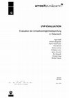 Research paper thumbnail of Evaluation der Umweltverträglichkeitsprüfung in Österreich