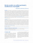 Research paper thumbnail of Recién nacido con asfixia perinatal e insuficiencia renal aguda