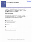 Research paper thumbnail of Friends or Foes? U.S. Women's Perceptions of Racial Justice and the Black Lives Matter Protests during the COVID-19 Pandemic