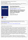 Research paper thumbnail of Teaching Silence in the Schoolroom: Whither National History in Sierra Leone and El Salvador