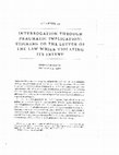 Research paper thumbnail of Interrogation Through Pragmatic Implication: Sticking to the Letter of the Law While Violating its Intent