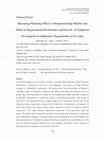 Research paper thumbnail of Measuring Mediating Effects of Intrapreneurship Mindset and Skills on Organizational Performance and Growth: An Empirical Investigation on Indigenous Organizations in Sri Lanka