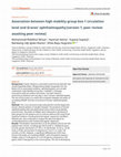 Research paper thumbnail of Association between high mobility group box-1 circulation level and Graves' ophthalmopathy