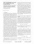 Research paper thumbnail of Effect of Wall Roughness on Laminar Flow of Bingham Plastic Fluids through Microtubes