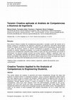 Research paper thumbnail of Tensión Creativa aplicada al Análisis de Competencias a Alumnos de Ingeniería