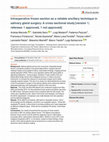 Research paper thumbnail of Intraoperative frozen section as a reliable ancillary technique in salivary gland surgery: A cross sectional study