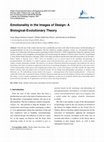 Research paper thumbnail of Emotionality in the Images of Design: A Biological-Evolutionary Theory