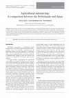 Research paper thumbnail of Agricultural outsourcing: A comparison between the Netherlands and Japan