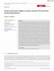 Research paper thumbnail of Of kin and system: Rights of nature and the UN search for Earth jurisprudence