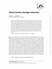 Research paper thumbnail of Glacial Deaths, Geologic Extinction