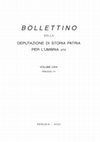 Research paper thumbnail of Il beato Giovanni Colombini nella Città di Castello del Trecento, in "Bollettino della Deputazione di storia patria per l'Umbria", 119/I-II, 2022, pp. 33-52.