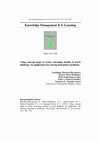 Research paper thumbnail of Using concept maps to create reasoning models to teach thinking: An application for solving kinematics problems