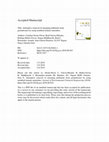 Research paper thumbnail of Adsorptive removal of emerging pollutants from groundwater by using modified titanate nanotubes