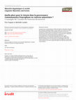 Research paper thumbnail of Quelle place pour le citoyen dans la gouvernance communautaire francophone en contexte minoritaire ?