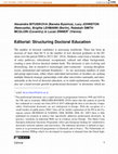 Research paper thumbnail of Editorial: Structuring Doctoral Education