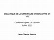 Research paper thumbnail of Les verbalisations métalinguistiques