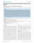 Research paper thumbnail of Prefrontal Asymmetry and Parent-Rated Temperament in Infants