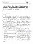 Research paper thumbnail of Laboratory-induced learned helplessness attenuates approach motivation as indexed by posterior versus frontal theta activity