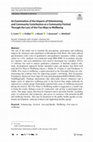 Research paper thumbnail of An Examination of the Impacts of Volunteering and Community Contribution at a Community Festival Through the Lens of the Five Ways to Wellbeing