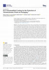 Research paper thumbnail of PCL Nanomodified Coating for the Protection of Thermochromic Prints on Packaging