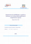 Research paper thumbnail of [PD] Libros - Adquisicion de habilidades cognitivas