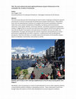 Research paper thumbnail of Title: The socio-cultural and social capital performance of green infrastructure in the sustainable city. A matter of community