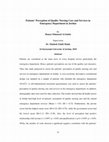 Research paper thumbnail of Patients’ Perception of Quality Nursing Care and Services in Emergency Department in Jordan