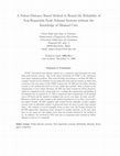 Research paper thumbnail of A failure-distance based method to bound the reliability of nonrepairable fault-tolerant systems without the knowledge of minimal cuts