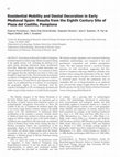 Research paper thumbnail of Residential Mobility and Dental Decoration in Early Medieval Spain: Results from the Eighth Century Site of Plaza del Castillo, Pamplona