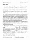 Research paper thumbnail of The effect of immunonutrition on bacterial translocation, and intestinal villus atrophy in experimental obstructive jaundice