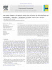 Research paper thumbnail of Age-related changes in the acoustic startle reflex in Fischer 344 and Long Evans rats