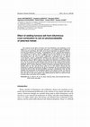 Research paper thumbnail of Effect of adding furnace ash from bituminous coal combustion to soil on phytoavailability of selected metals