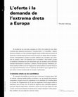 Research paper thumbnail of « L’oferta i la demanda de l’extrema dreta a Europa », Cattaroja, Mirmanda, n° 9, 2015, pp. 70-75