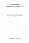 Research paper thumbnail of "Pflanzengeographie und Zivilisationskritik. Alexander von Humboldts Tableau physique des Andes et pays voisins." In: Albrecht Buschmann, et al. (Hg.): Literatur leben. Festschrift für Ottmar Ette, S. 313–322.