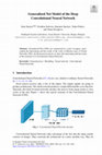 Research paper thumbnail of Generalized Net Model of the Deep Convolutional Neural Network