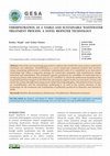 Research paper thumbnail of Vermifiltration as a Viable and Sustainable Wastewater Treatment Process: A Novel Biofilter Technology