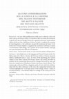 Research paper thumbnail of Alcune considerazioni sulla lingua e la lezione del nuovo testimone dei Motti e facezie del Piovano Arlotto (Biblioteca Apostolica Vaticana, Ottoboniano latino 1394), «Studi e problemi di critica testuale», 1 (2023), pp. 85-96