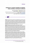 Research paper thumbnail of Asistencia a mujeres tratadas en Espana. Otras víctimas y formas de violencia