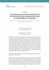 Research paper thumbnail of La incorporación de la doctrina del public trust en el Proyecto de Nueva Constitución de Chile: la custodia pública de la naturaleza