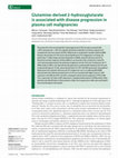 Research paper thumbnail of Glutamine-derived 2-hydroxyglutarate is associated with disease progression in plasma cell malignancies