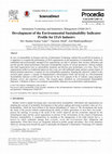 Research paper thumbnail of Development of environmental sustainability for the biodiesel industry in Thailand