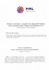 Research paper thumbnail of Inclure et sécuriser : exemple d'un dispositif d'habitat pour personnes âgées (rapport intermédiaire n°1)