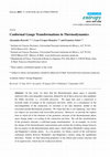 Research paper thumbnail of Conformal Gauge Transformations in Thermodynamics