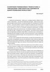 Research paper thumbnail of As identidades transnacionais e transculturais. A ‘portugalidade’ como oposto das lusofonias enquanto possibilidade intercultural