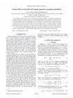 Research paper thumbnail of Vacancy effects on electronic and transport properties of graphene nanoribbons